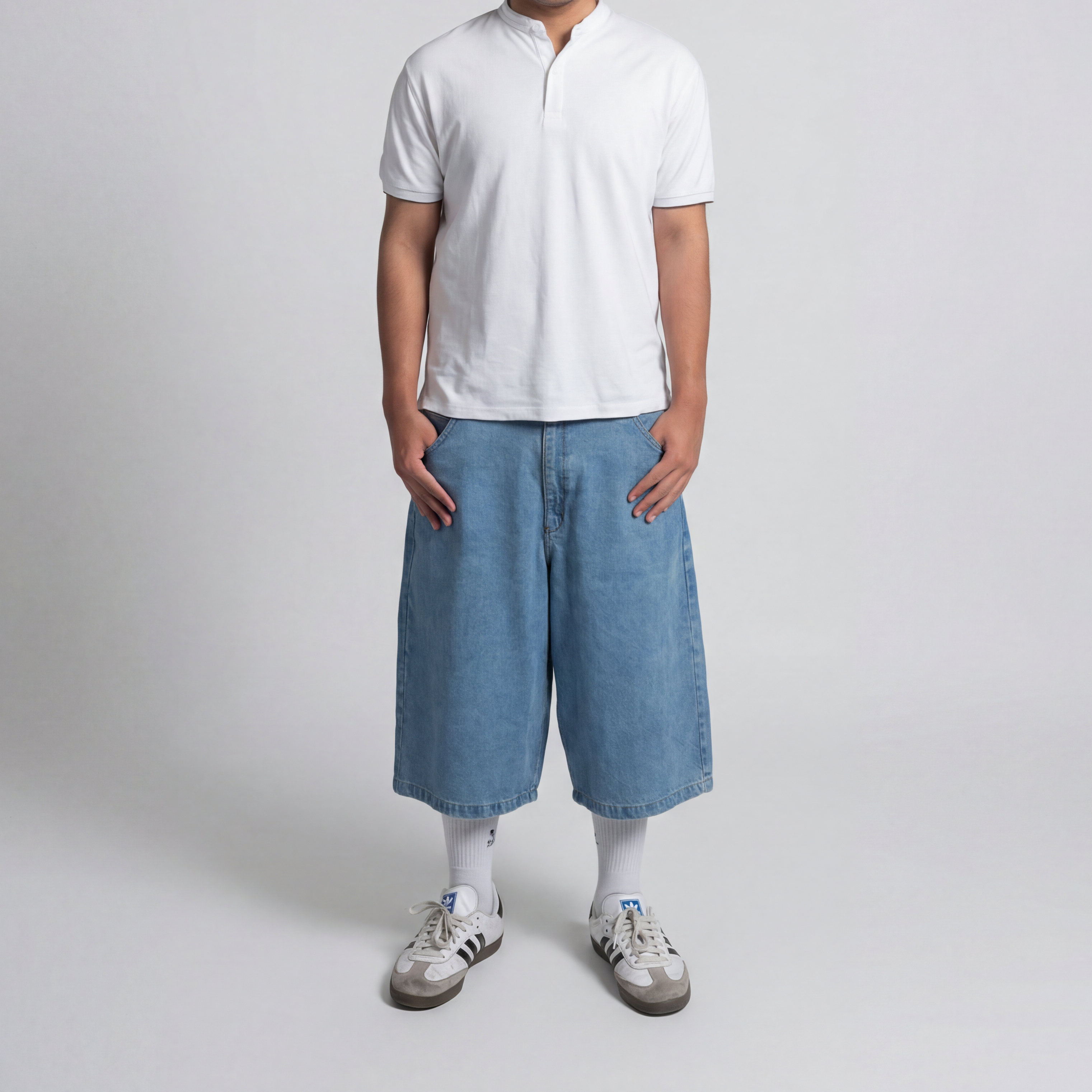 Crack Wash Jorts