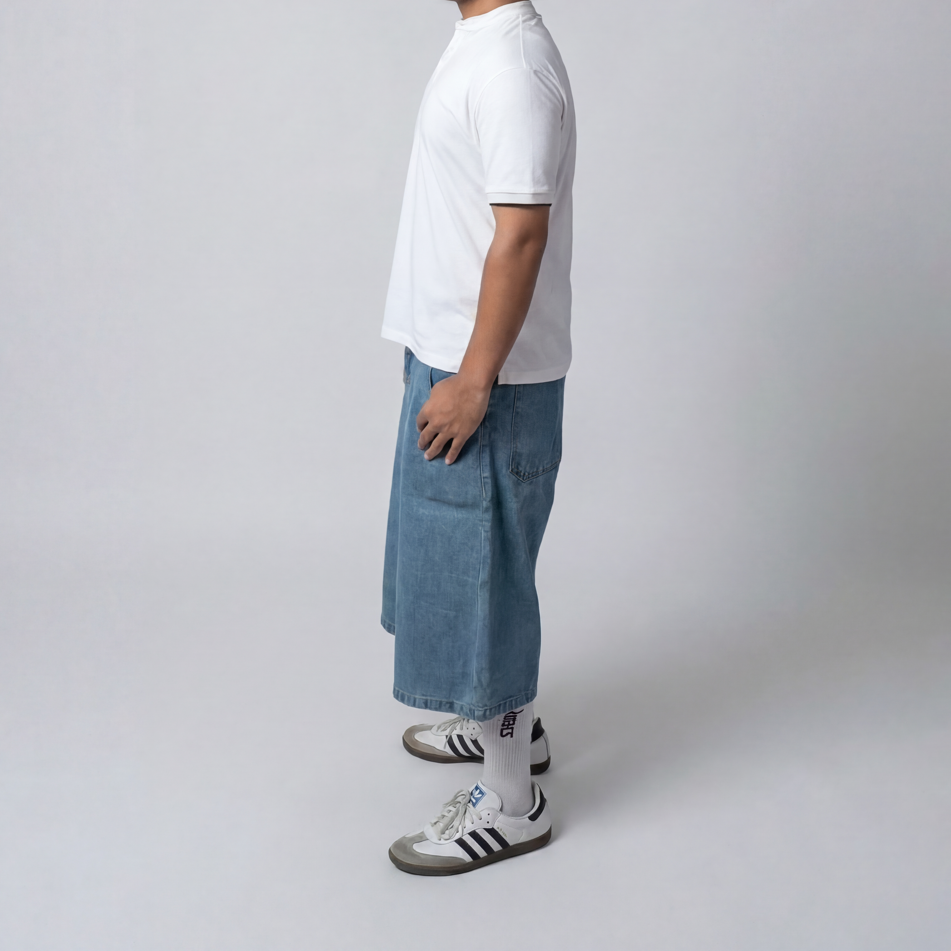 Crack Wash Jorts